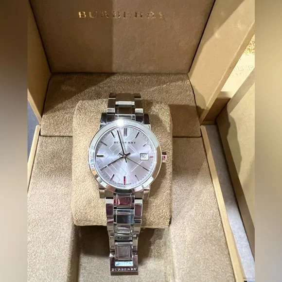 EUC BURBERRY Automatic Watch w/Original Box